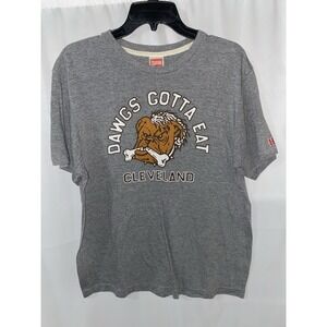 Homage Cleveland Browns Dawgs Gotta Eat T Shirt Medium